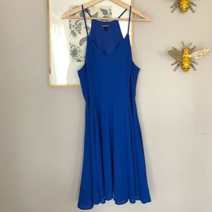 Cobalt mini dress